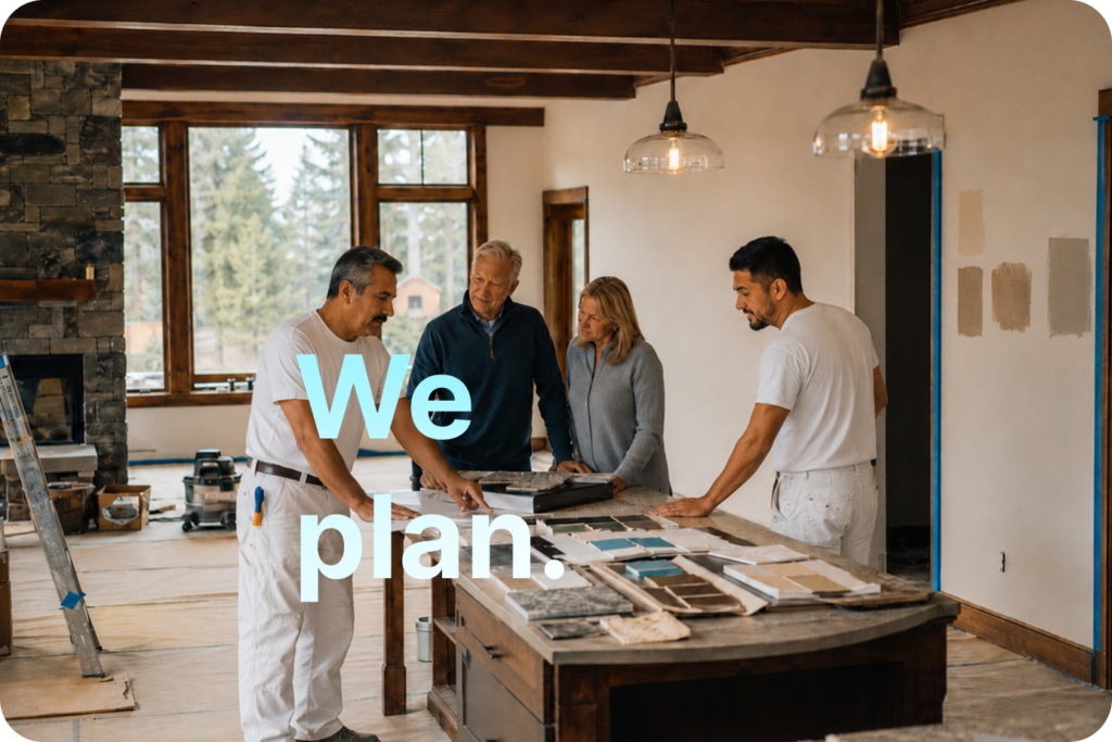 We plan